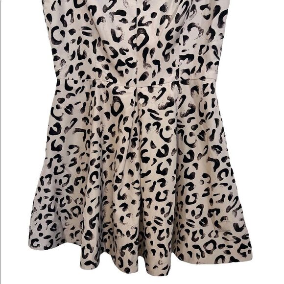 Keepsake The Label Cream/Black Leopard Chasing Love Mini Dress - Picture 6 of 10